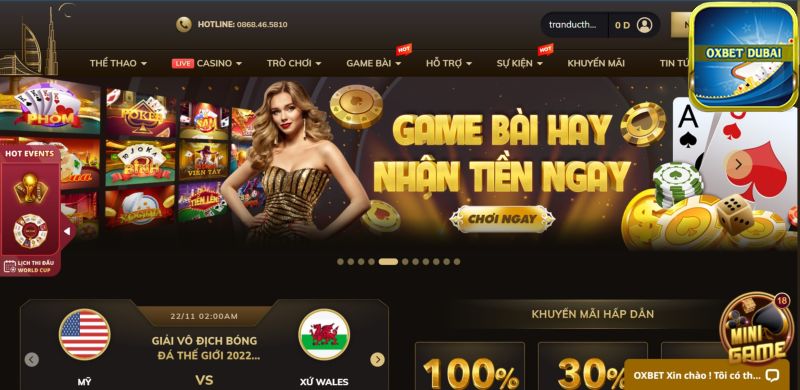Oxbet hiện hỗ trợ những phương thức nạp tiền nào?